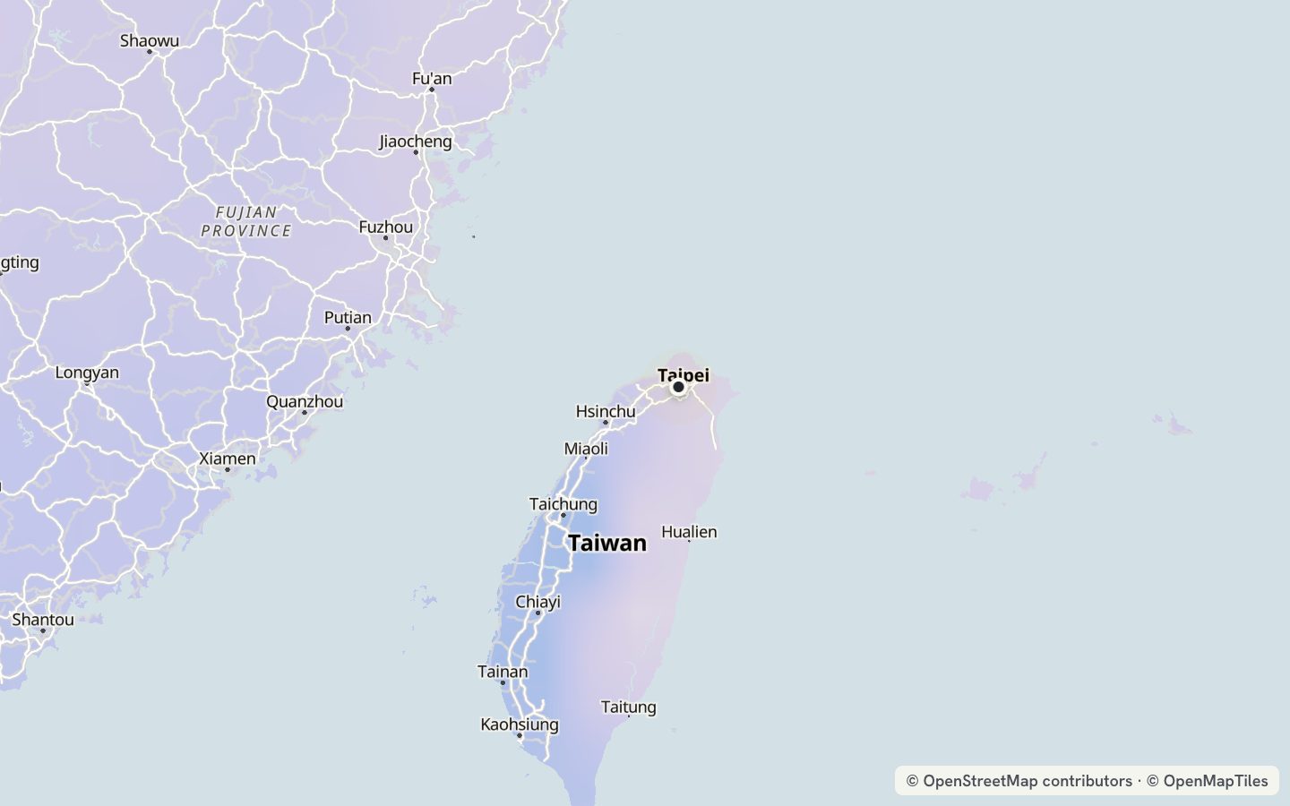 Comfort map around Taipei: 5 just-right days a year