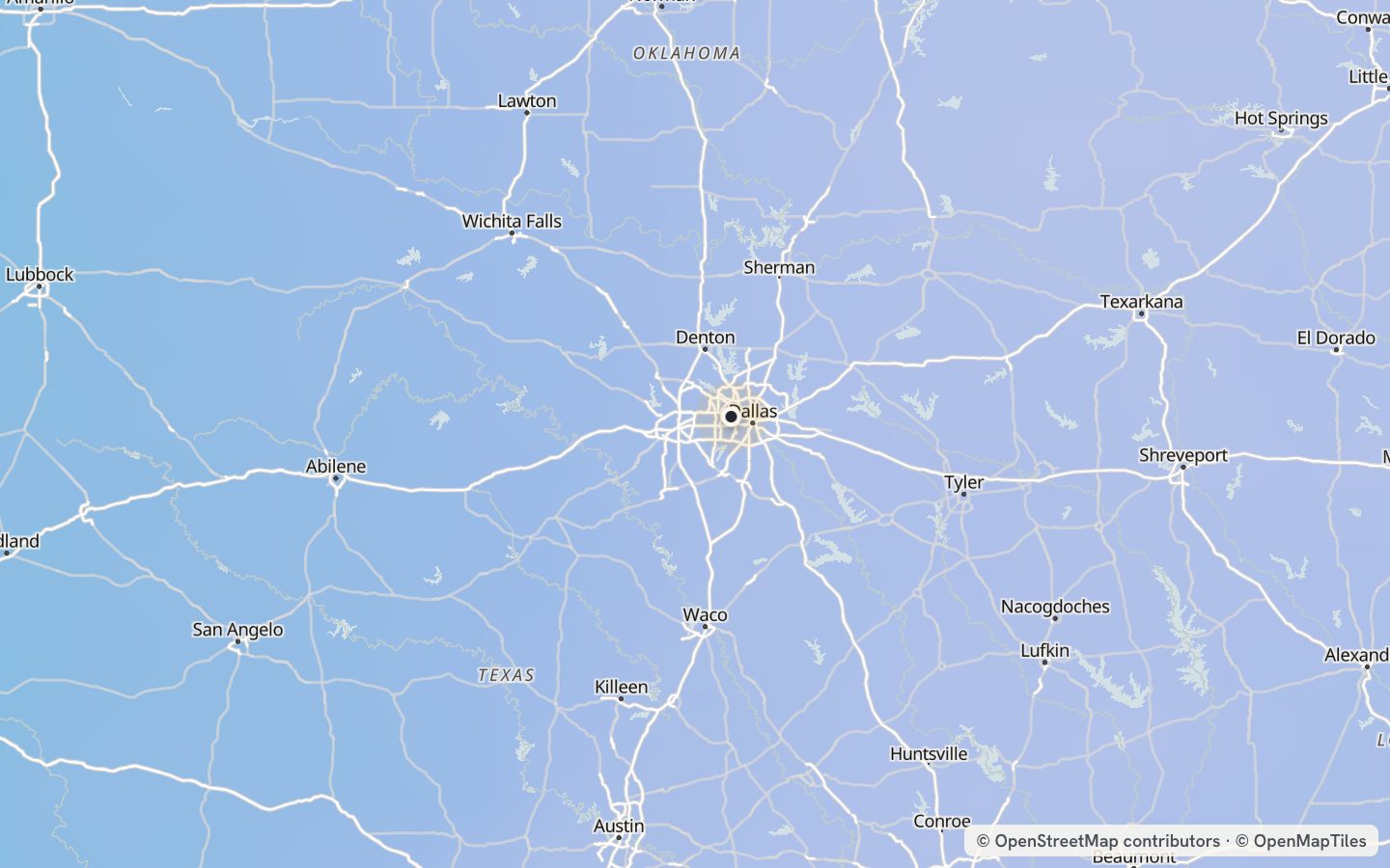 Comfort map around Irving: 32 just-right days a year