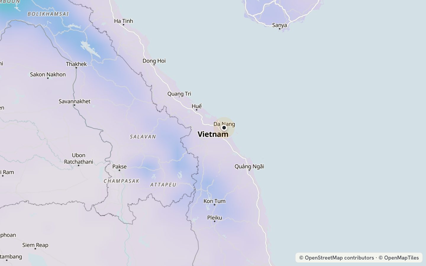 Comfort map around Da Nang: 4 just-right days a year